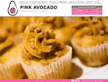 Tablet Screenshot of pinkavocadocatering.com